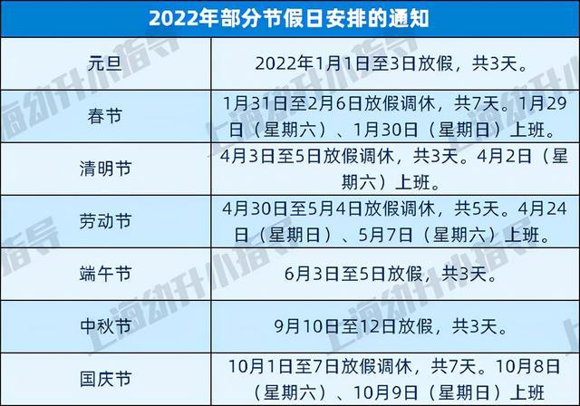 2022年寒假放假安排时间表及调休_http://www.jzs.cc_生活_第1张