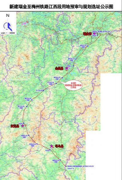赣瑞龙铁路最新路线图_http://www.jzs.cc_生活_第1张